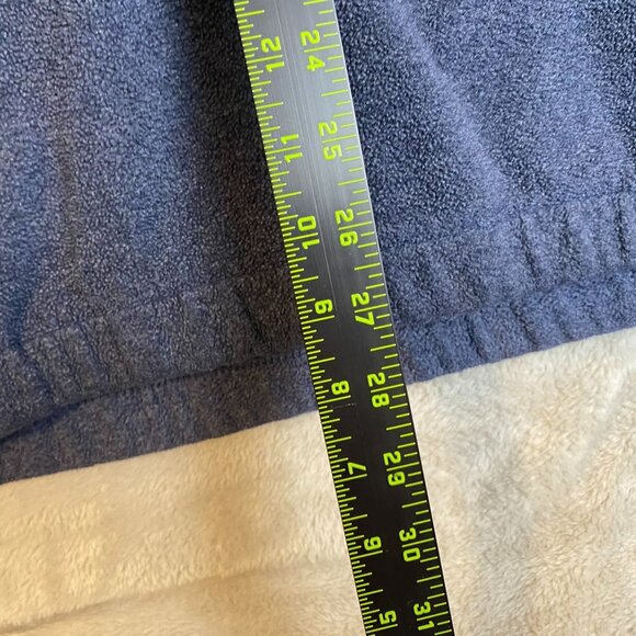 Ocean Pacific Men's Blue Quarter-Zip Fleece Pullover XL Gray and Warm - Picture 4 of 8